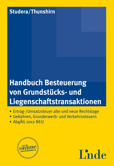 Handbuch Besteuerung von Grundstücks- und Liegenschaftstransaktionen