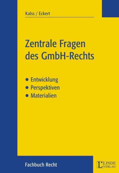 Zentrale Fragen des GmbH-Rechts