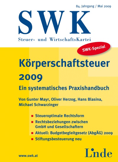 Körperschaftsteuer 2009