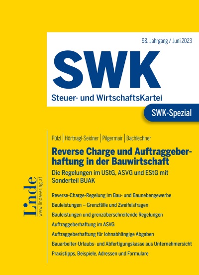 SWK-Spezial Reverse Charge und Auftraggeberhaftung in der Bauwirtschaft