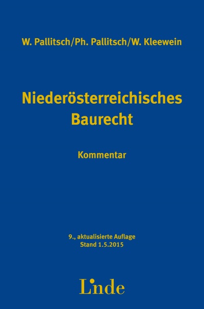 BauR NÖ | Niederösterreichisches Baurecht