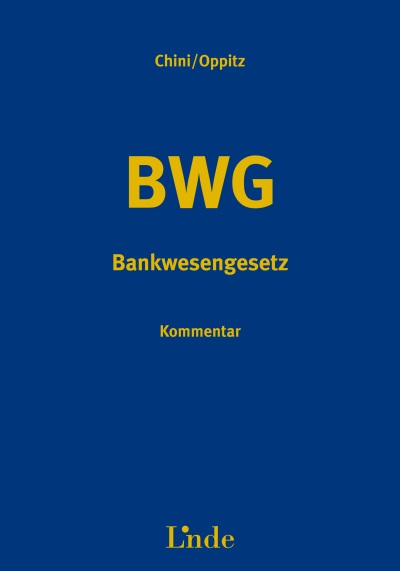 BWG – Bankwesengesetz