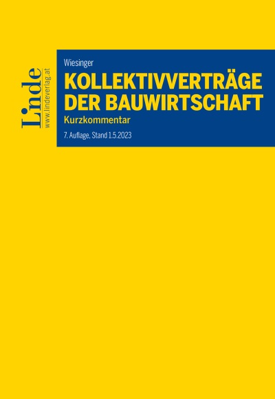 Kollektivverträge der Bauwirtschaft