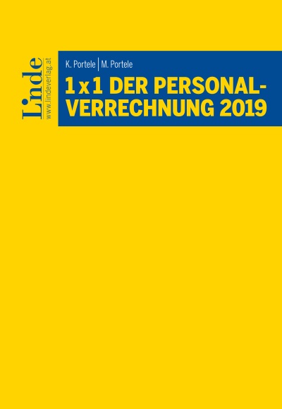 1 x 1 der Personalverrechnung 2019