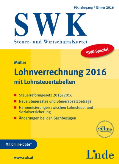 SWK-Spezial Lohnverrechnung 2016