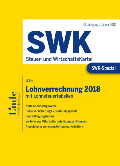 SWK-Spezial Lohnverrechnung 2018