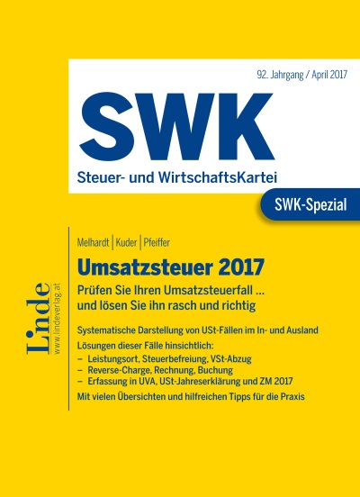 SWK-Spezial Umsatzsteuer 2017