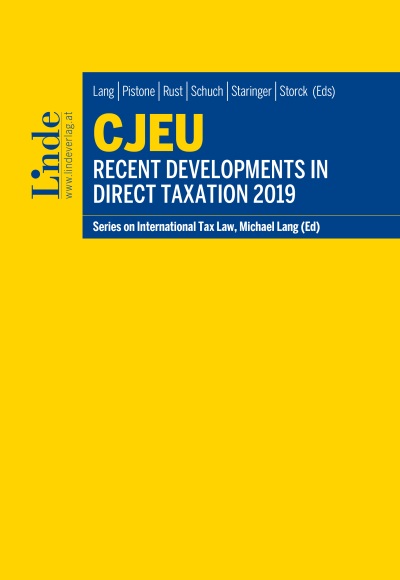 CJEU – Recent Developments in Direct Taxation 2019