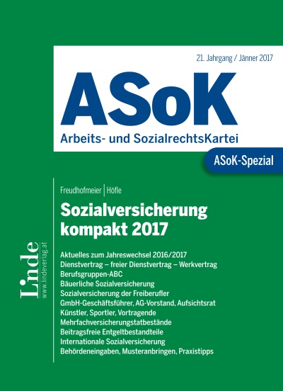 ASoK-Spezial Sozialversicherung kompakt 2017