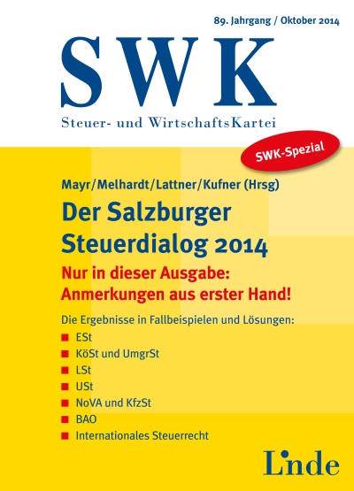 SWK-Spezial Salzburger Steuerdialog 2014
