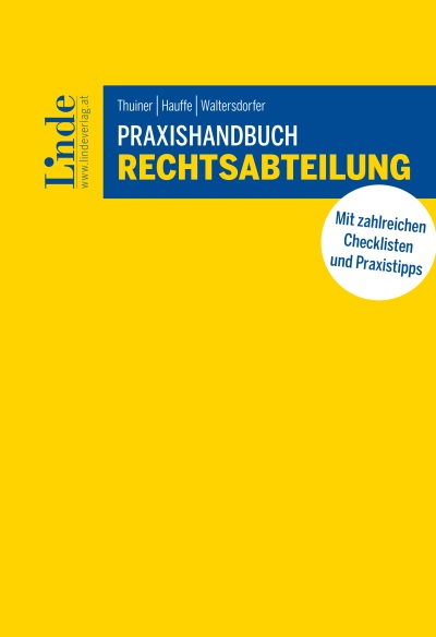 Praxishandbuch Rechtsabteilung