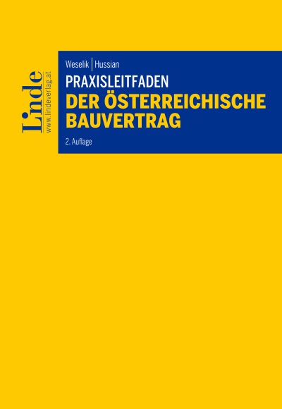 Praxisleitfaden Der österreichische Bauvertrag