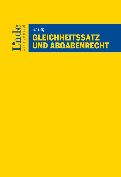 Gleichheitssatz und Abgabenrecht