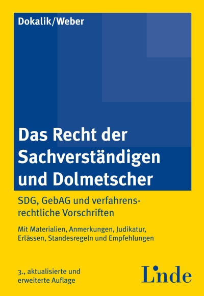 Das Recht der Sachverständigen und Dolmetscher
