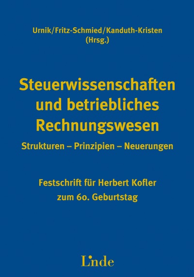 Steuerwissenschaften und betriebliches Rechnungswesen