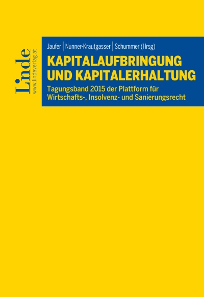 Kapitalaufbringung und Kapitalerhaltung