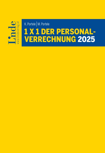 1 x 1 der Personalverrechnung 2025