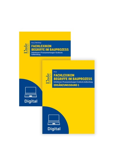 Fachlexikon Begriffe im Bauprozess inkl. Ergänzungsband 1