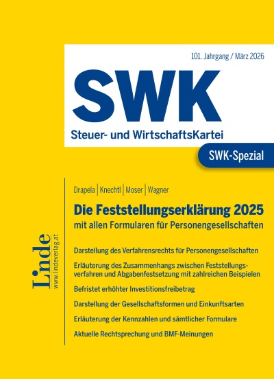 SWK-Spezial Die Feststellungserklärung 2025