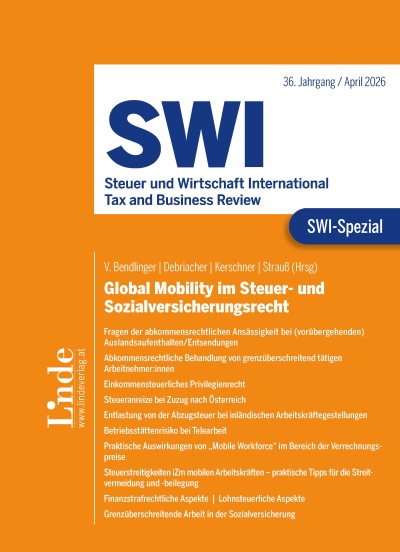SWI-Spezial Global Mobility im Steuer- und Sozialversicherungsrecht